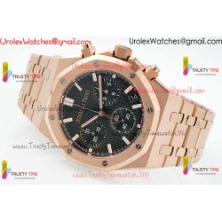 Audemars Piguet Royal Oak 26240 APSF 41MM Green Dial RG/SS Strap Caliber 4401