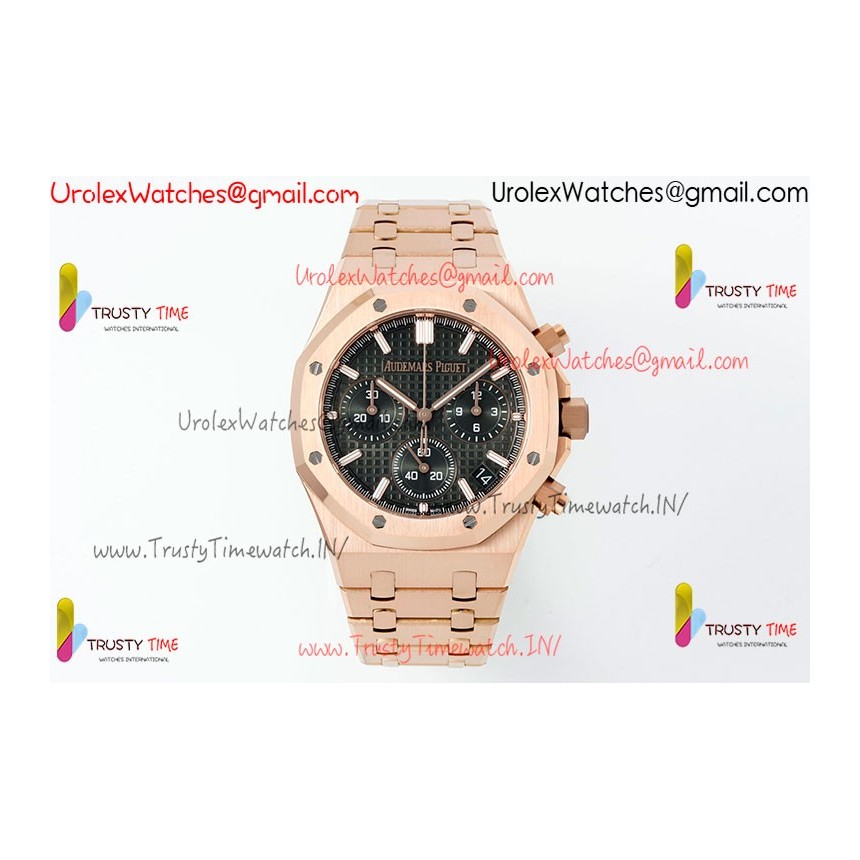 Audemars Piguet Royal Oak 26240 APSF 41MM Green Dial RG/SS Strap Caliber 4401