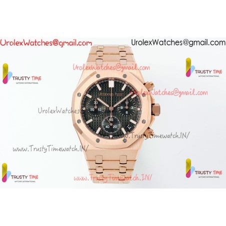 Audemars Piguet Royal Oak 26240 APSF 41MM Green Dial RG/SS Strap Caliber 4401