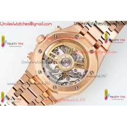 Audemars Piguet Royal Oak 26240 APSF 41MM Black Dial RG/SS Strap Caliber 4401