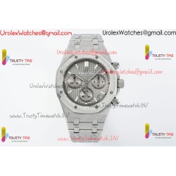 Audemars Piguet Royal Oak 26240 APSF 41MM Silver Dial SS Brushed Strap Caliber 4401