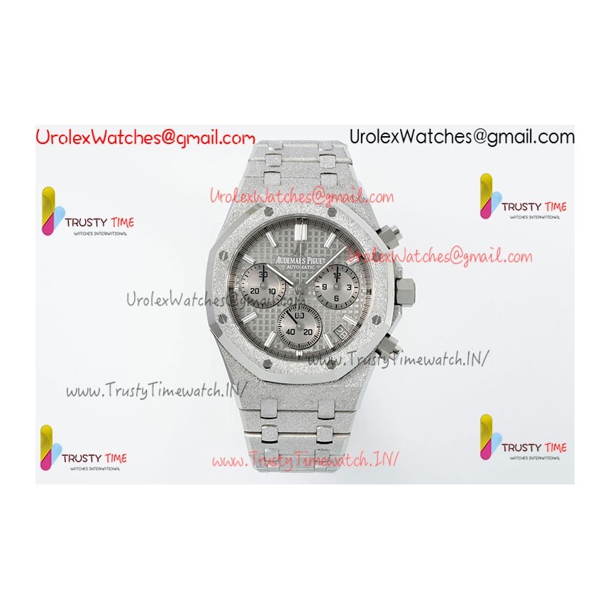 Audemars Piguet Royal Oak 26240 APSF 41MM Silver Dial SS Brushed Strap Caliber 4401