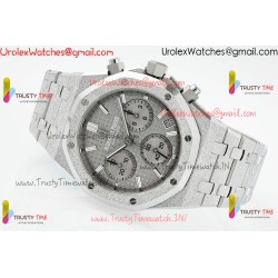 Audemars Piguet Royal Oak 26240 APSF 41MM Silver Dial SS Brushed Strap Caliber 4401