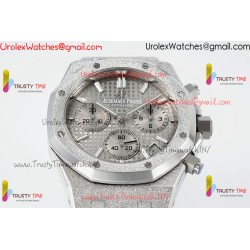 Audemars Piguet Royal Oak 26240 APSF 41MM Silver Dial SS Brushed Strap Caliber 4401