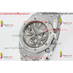 Audemars Piguet Royal Oak 26240 APSF 41MM Silver Dial SS Brushed Strap Caliber 4401