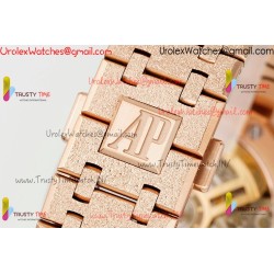 Audemars Piguet Royal Oak 26240 APSF 41MM Blue Dial RG/SS Brushed Strap Caliber 4401