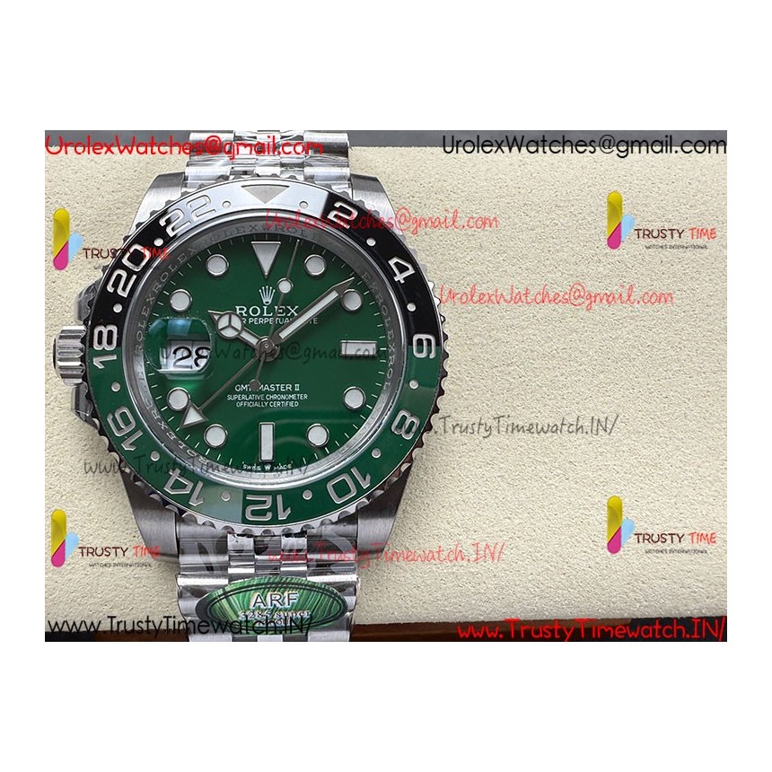 GMT-Master II 126729 VTNR ARF 1:1 Best Edition Green Dial On Jubilee Bracelet SH3285