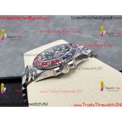 GMT-MASTER II 126710 Red/Blue Ceramic Black Dial 904L Ceramic ZF 1:1 Best Version JUBILEE Bracelet SH3285