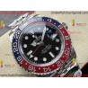 GMT-MASTER II 126710 Red/Blue Ceramic Black Dial 904L Ceramic ZF 1:1 Best Version JUBILEE Bracelet SH3285