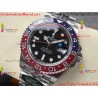 GMT-MASTER II 126710 Red/Blue Ceramic Black Dial 904L Ceramic ZF 1:1 Best Version JUBILEE Bracelet SH3285