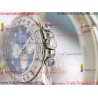 Rolex Daytona PPMF Blue Mother-of-Pearl Dial Silver Diamond Case 904L Oyster Bracelet Caliber 4130