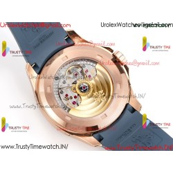 Patek Philippe Aquanaut 5261-001 VVF gray-blue dial rose gold case gray-blue rubber strap caliber 9015