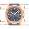 Patek Philippe Aquanaut 5261-001 VVF gray-blue dial rose gold case gray-blue rubber strap caliber 9015