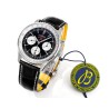 Navitimer B01 43mm SS B50 Best Edition Black Dial White Subdial On Black Leather Strap A7750
