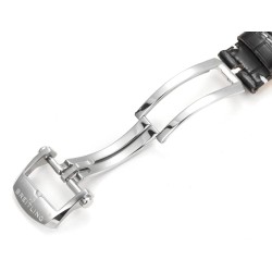 Navitimer B01 43mm SS B50 Best Edition Black Dial White Subdial On Black Leather Strap A7750