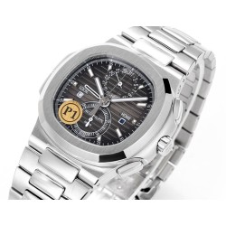 Nautilus 5990 SS PF 1:1 Best Edition Grey Dial on SS Bracelet Super Clone A28-520
