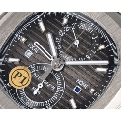 Nautilus 5990 SS PF 1:1 Best Edition Grey Dial on SS Bracelet Super Clone A28-520